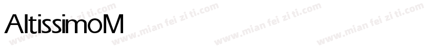 Altissimo Medium字体转换